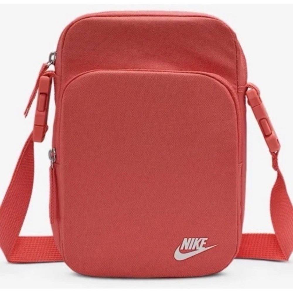 Nike Heritage Crossbody Shoulder Bag Unisex Travel DB0456 814 Orange/coral
